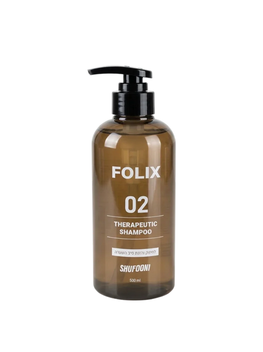 FOLIX 02 | שמפו טיפולי לחיזוק והזנת סיב השערה