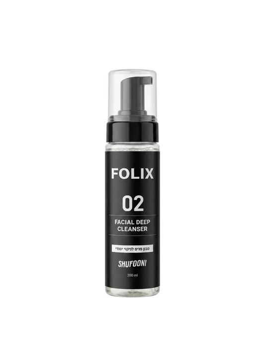 FOLIX 03 | קצף ניקוי פנים לגברים לעור רגיש
